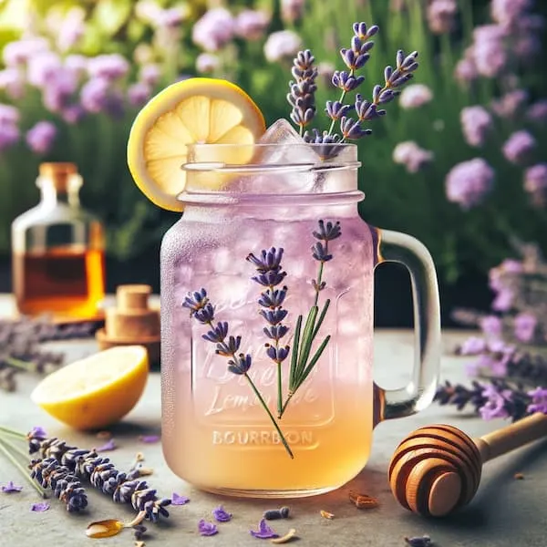 Honey-Lavender-Lemonade-bourbon-cocktail