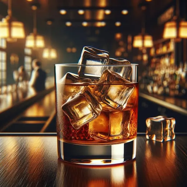 bourbon-on-the-rocks